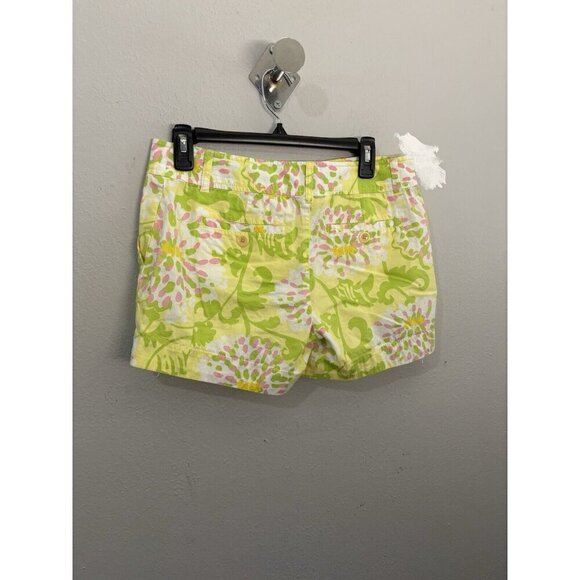 Lilly Pulitzer Jubilee Floral Cotton Shorts Women Size 6 - Picture 6 of 12